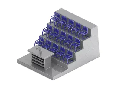 Stylish Classroom 3D print model