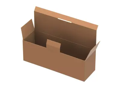Cardboard Box Free 3D model