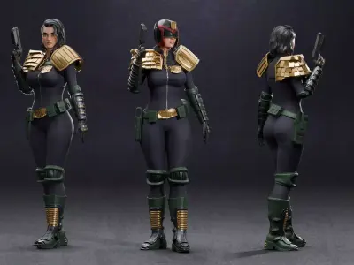 Street Judge 3D Model 3D model