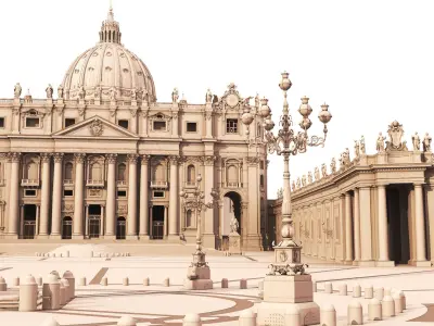  St Peter Basilica High Shading 