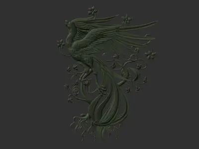 phoenix 3D print model