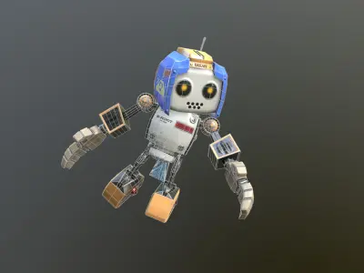 MailBot - BROOT Low-poly 3D model