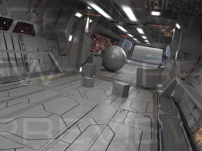 Sci-fi Textures Advanced Pack Low-poly 3D model