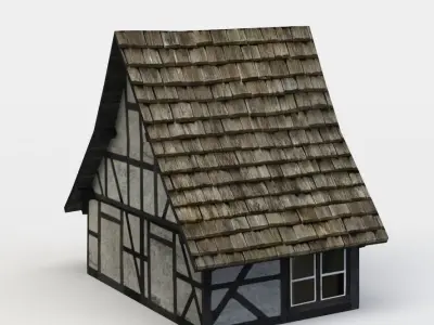 Third floor Low-poly 3D model