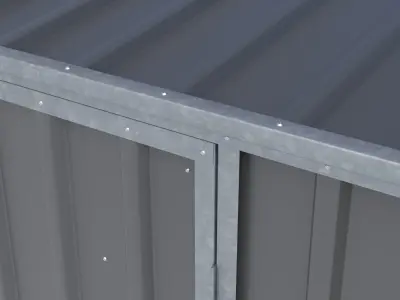 Medium Garden Shed High Poly 3D model