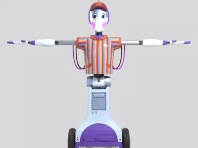 Server Bot-- FNAF Security Breach Low-poly 3D model