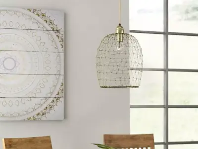 Roy Light Single Geometric Pendant 3D model