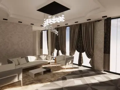 Modern villa 3D model