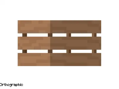 Voxel Wooden Crate 5 Free 3D model