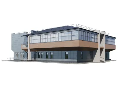 Administration building V1 3D model