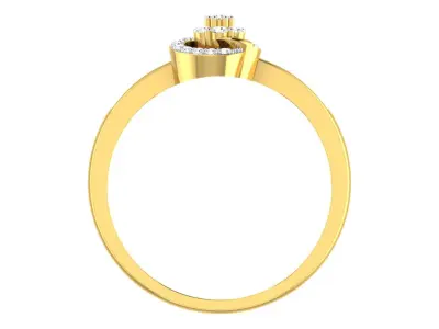 Women Ring  Render 3dm STL OBJ FBX Details 3D print model 279