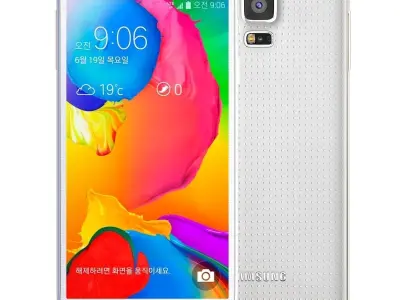 Samsung Galaxy S5 LTE-A Shimmering White 3D model