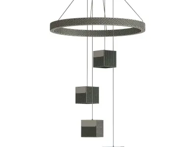 Chandelier Laster Light 3D model