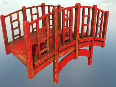 Asian Collection japanese pagoda 3D Model Pack