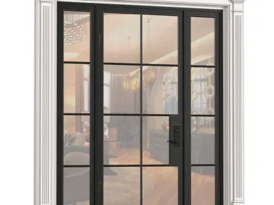  Entrance External Classic Door 3D model