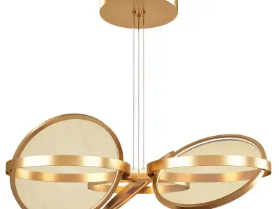 PALO ALTO CHANDELIER Low-poly 3D model