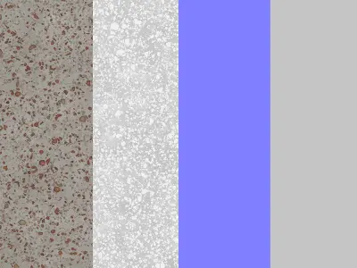 Terrazzo Concrete Texture PBR Vray Corona Blender Texture