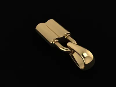 Dainty Lock Pendant 3D print model