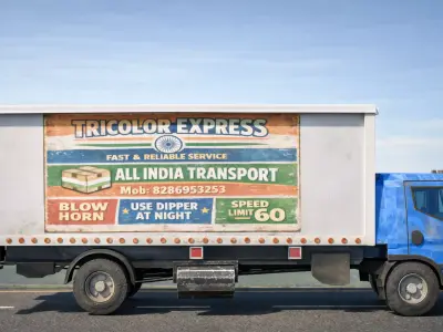 Indian Cargo Truck 3D model