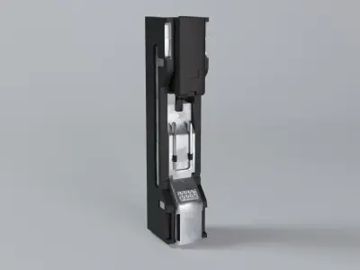 Modular Sci-Fi Interior Low-poly 3D model 3D model