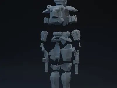 SWTOR Shae Vizla One-Twelfth Scale Kit 3D print model
