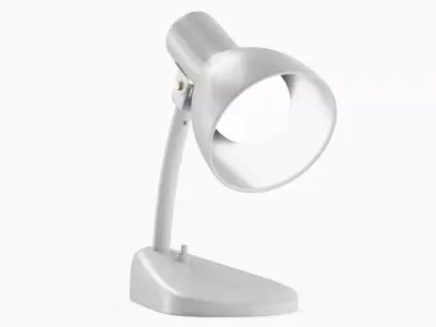 Kandem Bedside Lamp White - PBR metal desk lamp 3D model