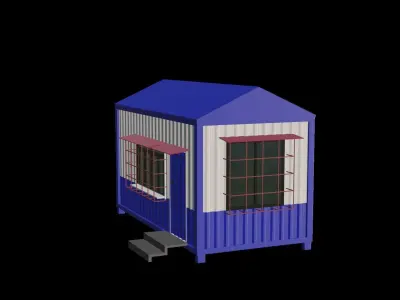 Security Cabin 3D model