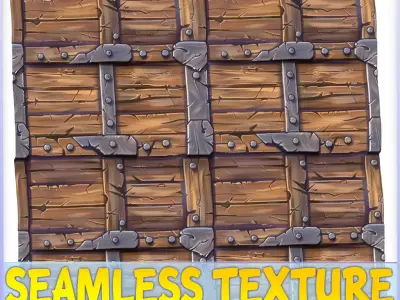 Stylized Wood Seamless Texture Texture