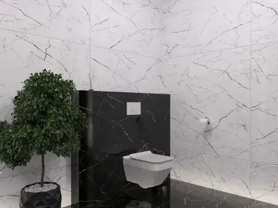 Bathroom 12 Low-poly 3D model