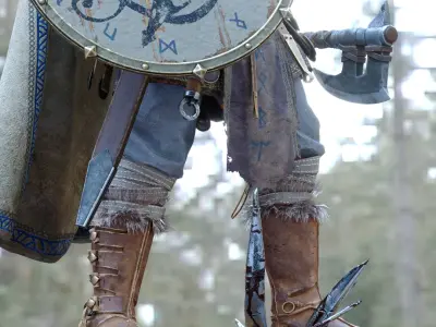  Viking Character PBR Rigged 