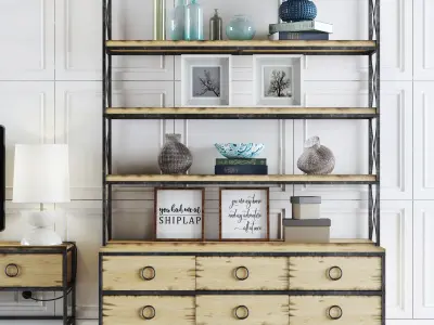 Tv Unit Set - 1 3D model