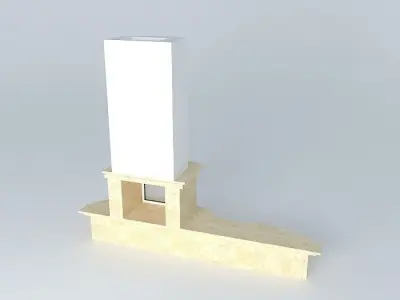 fireplace 3D model Free 3D model