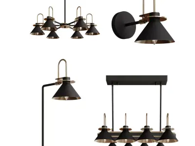 Chandelier collection 3D model