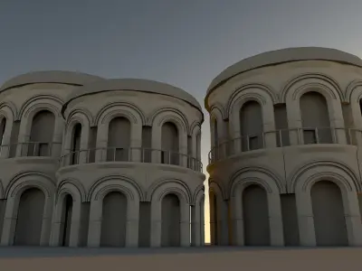 Environment Modelling Low-poly 3D model