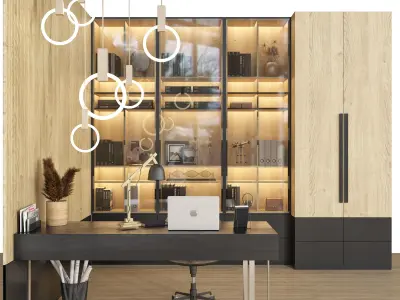 office furniture 19 3D model