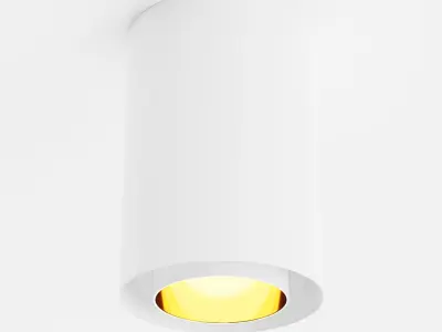 Storm Medium Short and Smoke detector Low-poly 3D model