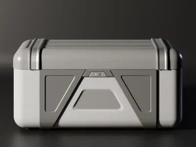 Sci Fi Cargo Container 2 3D model