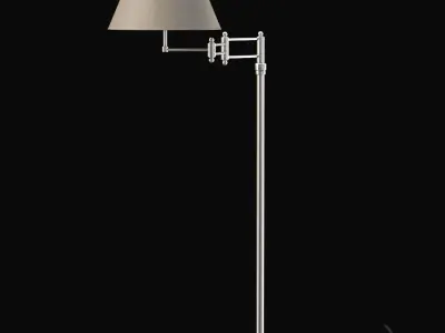 Floor lamp P-028  Low-poly 3D model