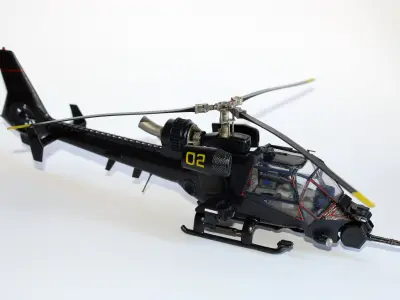 Blue Thunder helicopter 3D print model