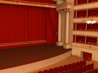 Old theatre 3D model