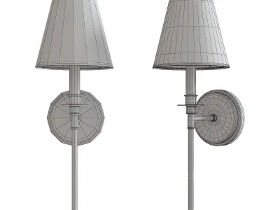 Riverdale Wall Sconce Low-poly 3D model