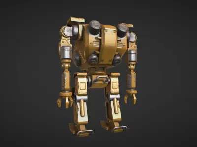 Mech power loader Low-poly 3D model