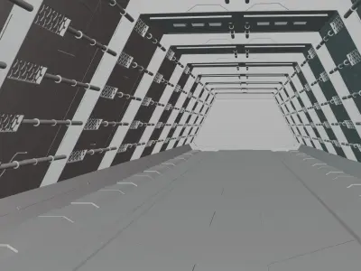Syfy Corridor 3D model
