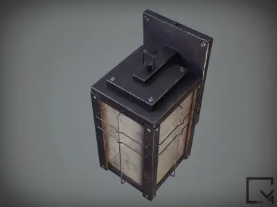 Metal Lantern  Free 3D model