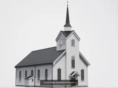 Game-Ready Suburban House Collection 3D Model Pack