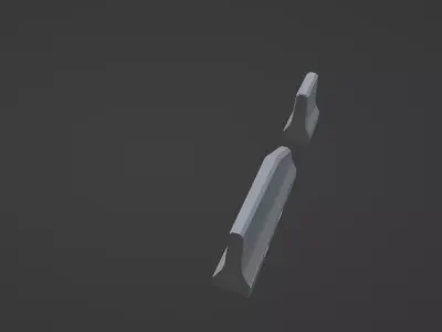 Concrete Objects Low-poly 3D model