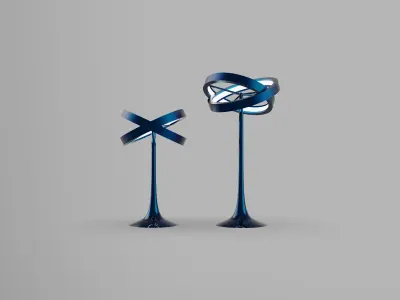 stand light Modern Minimal 3D model