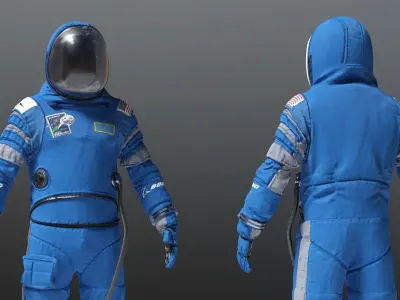 SPACESUIT Boeing Starliner 3D model