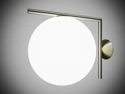 ic wall lamp flos 3D model