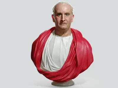 Marcus Tullius Cicero Bust 